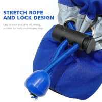 Elastic drawstring and cord-lock closure