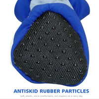 Anti-slip rubber-studded sole