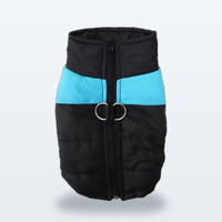 Blue vest flat, front